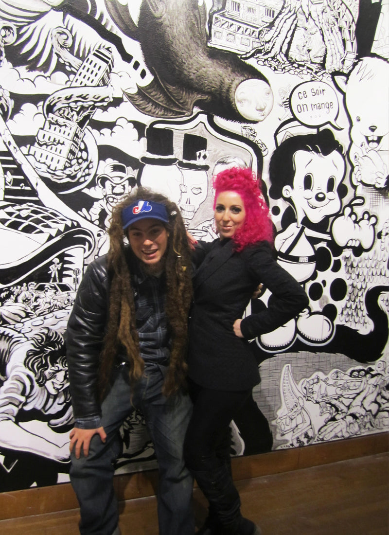 EnMasse "Big Bang: Vernissage", Acrylic & ink on Wall, 4,200 sq ft, 2012.