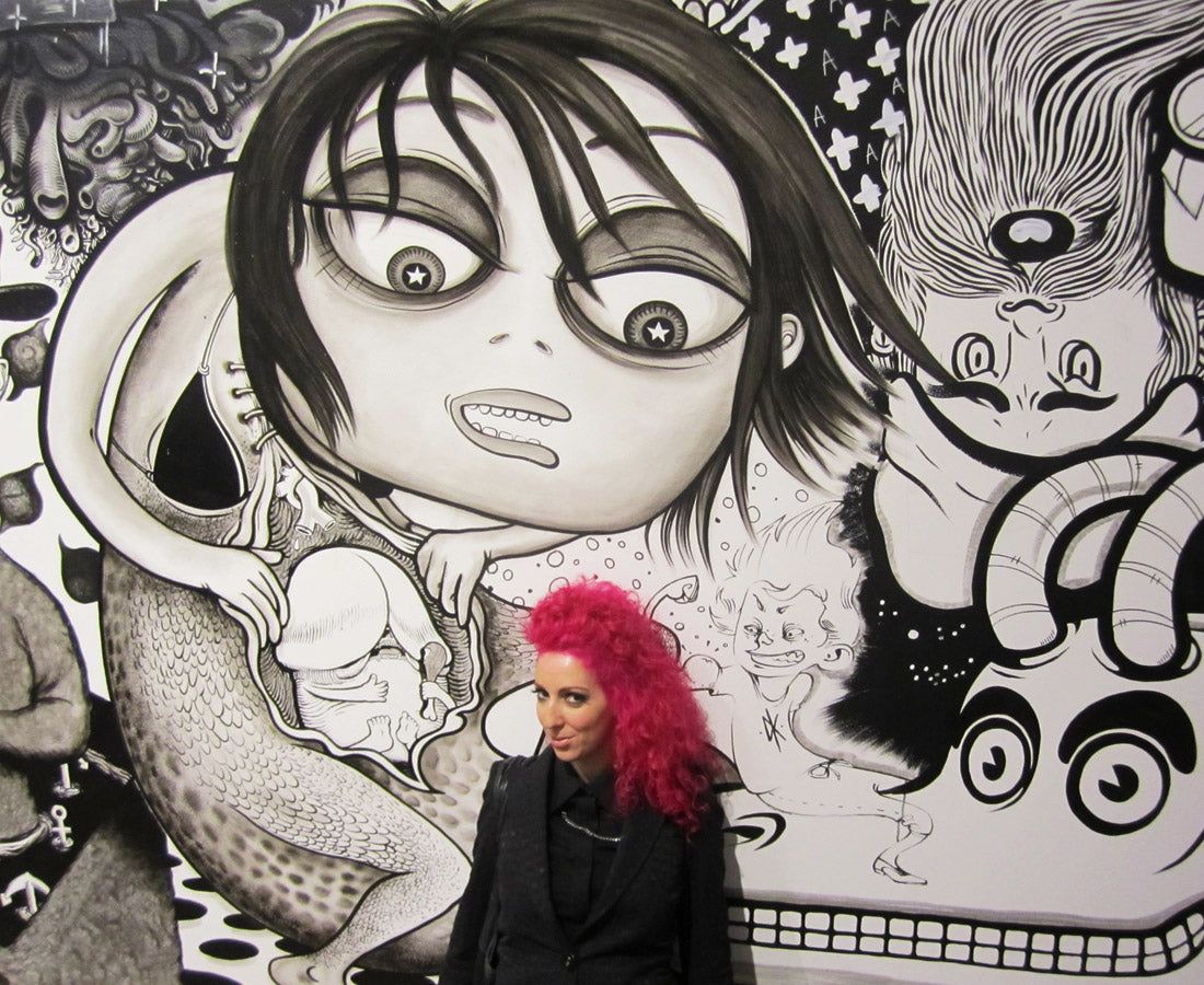 EnMasse "Big Bang: Vernissage", Acrylic & ink on Wall, 4,200 sq ft, 2012.