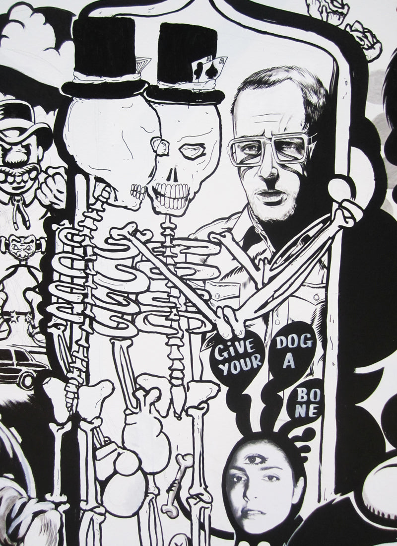 EnMasse "Big Bang", Acrylic & ink on Wall, 4,200 sq ft, 2012.