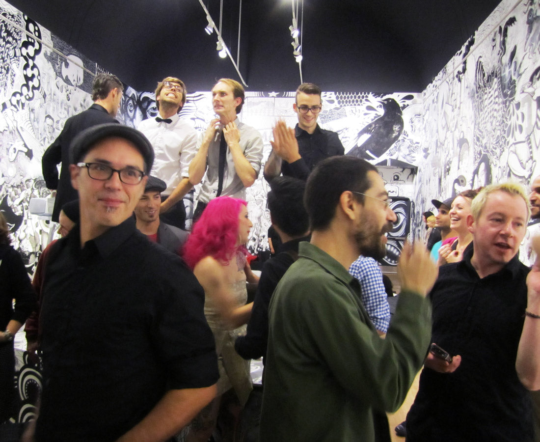 EnMasse "Big Bang: Vernissage", Acrylic & ink on Wall, 4,200 sq ft, 2012.