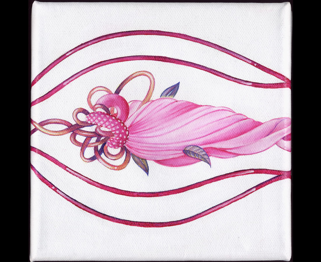 KB. ''Hybrid'' Oil on Canvas, 12" x 12". 2007