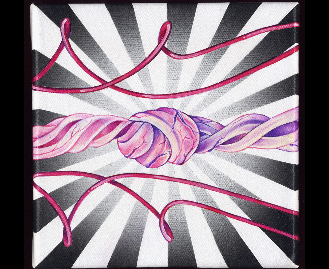 KB. ''Hybrid'' Oil on Canvas, 12" x 12". 2007
