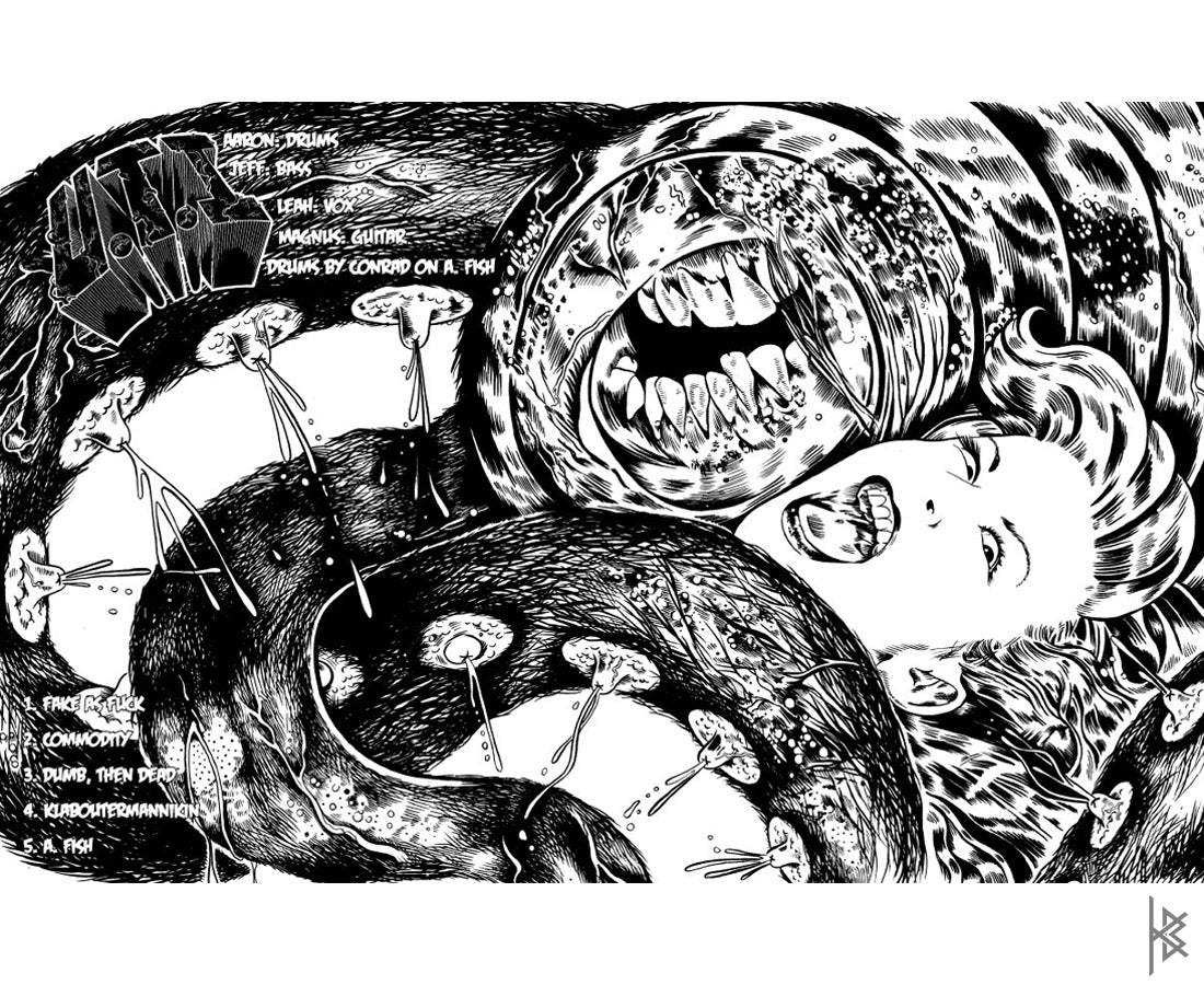 KB. ''Tit Monster'' Ink on Paper, 17''x11''. 2011