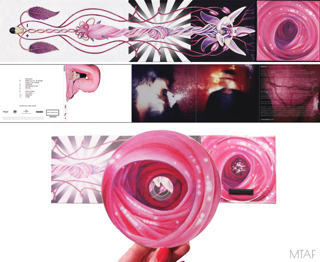 KB. ''Hybrid'' Digital Print on Digi Pack CD, 6" x 24". 2007