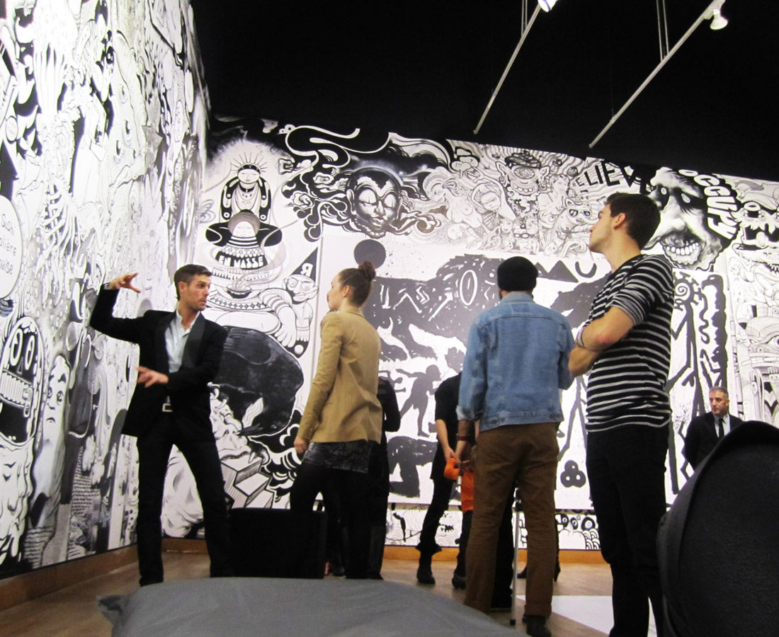 EnMasse "Big Bang: Vernissage", Acrylic & ink on Wall, 4,200 sq ft, 2012.