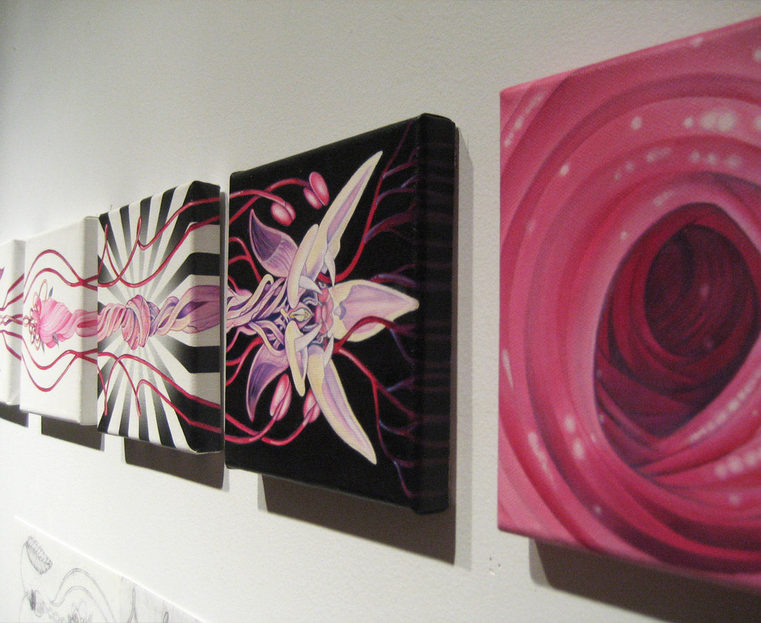 KB. ''Hybrid'' Oil on Canvas, 12" x 12". 2007