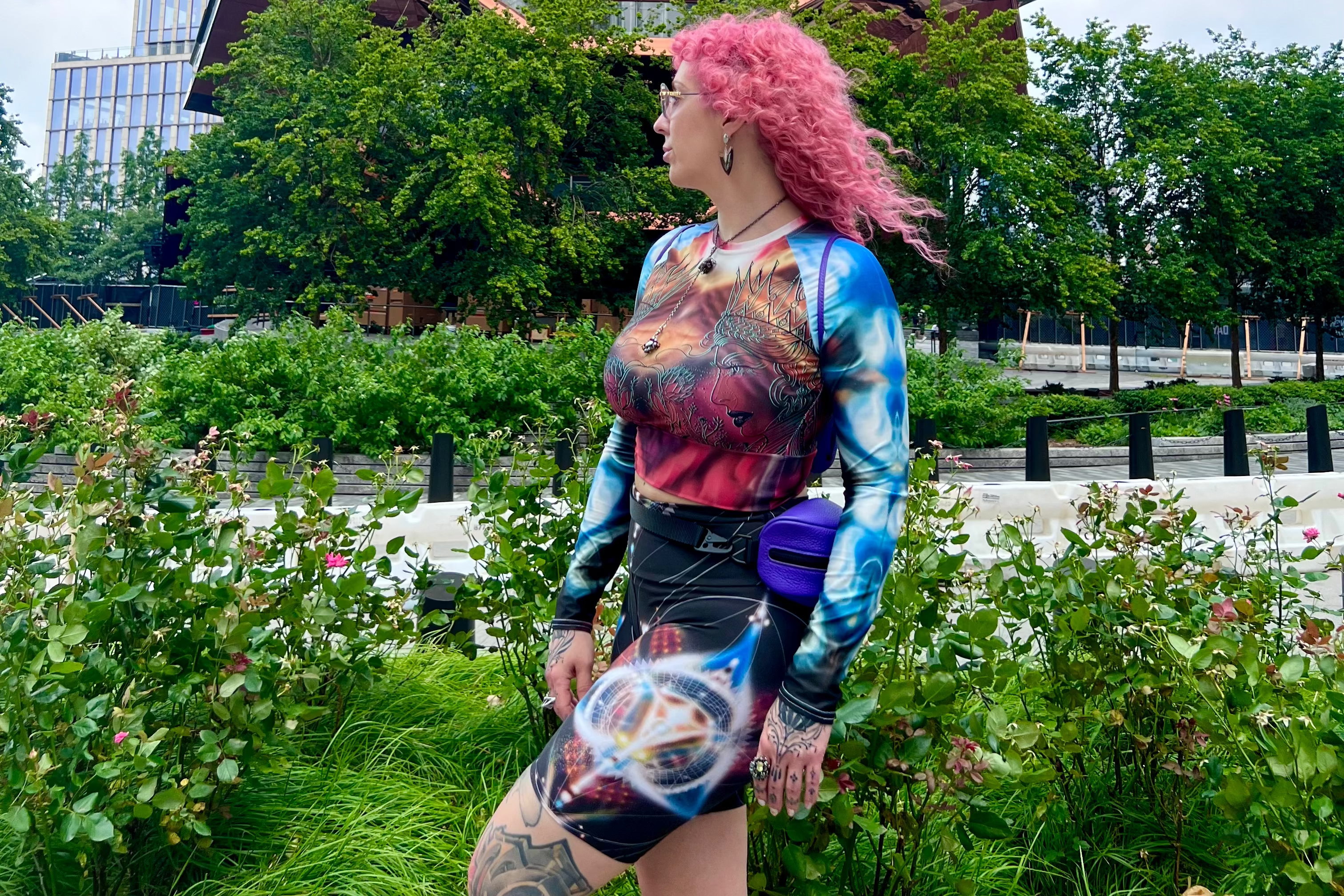 Queen of Self Recycled Crop Top