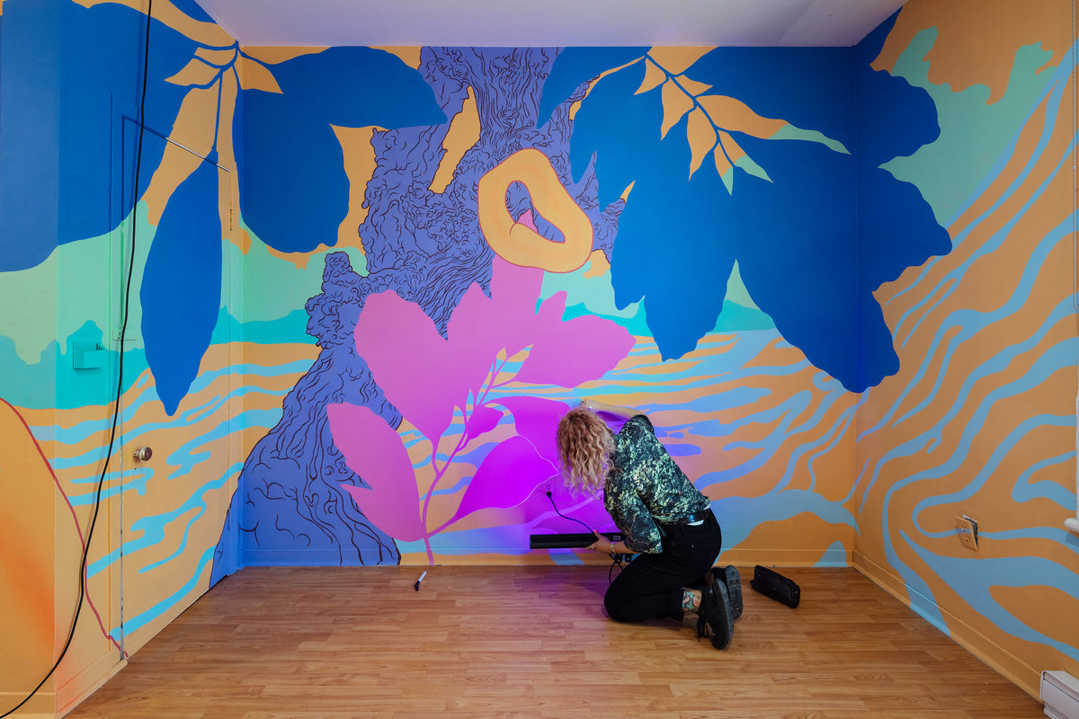 KB Painting with UV Paint