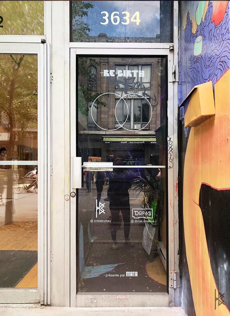 Outside Door to +Re-Birth