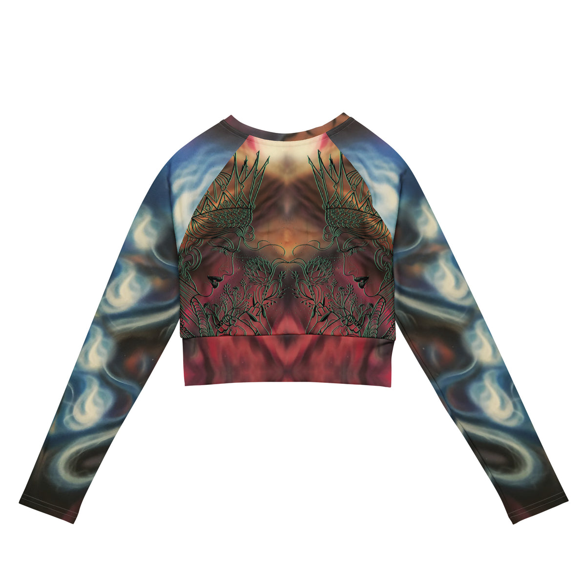 Queen of Self Recycled Crop Top