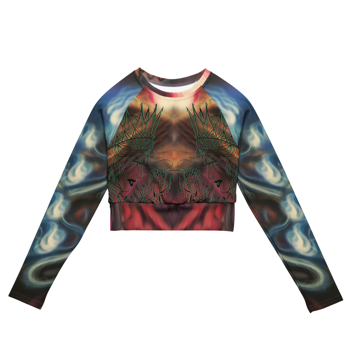 Queen of Self Recycled Crop Top