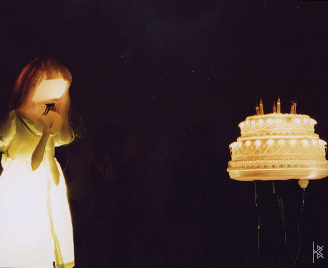 KB "Mom & Dot" Fiberglass, Epoxy Cake (with moving lights) & Glass & Nylon Characters, 2006.