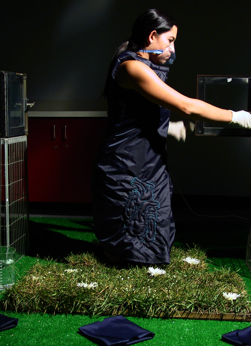 KB. ''Heart Ritual'' Nylon Dress with Embroidery, 2004