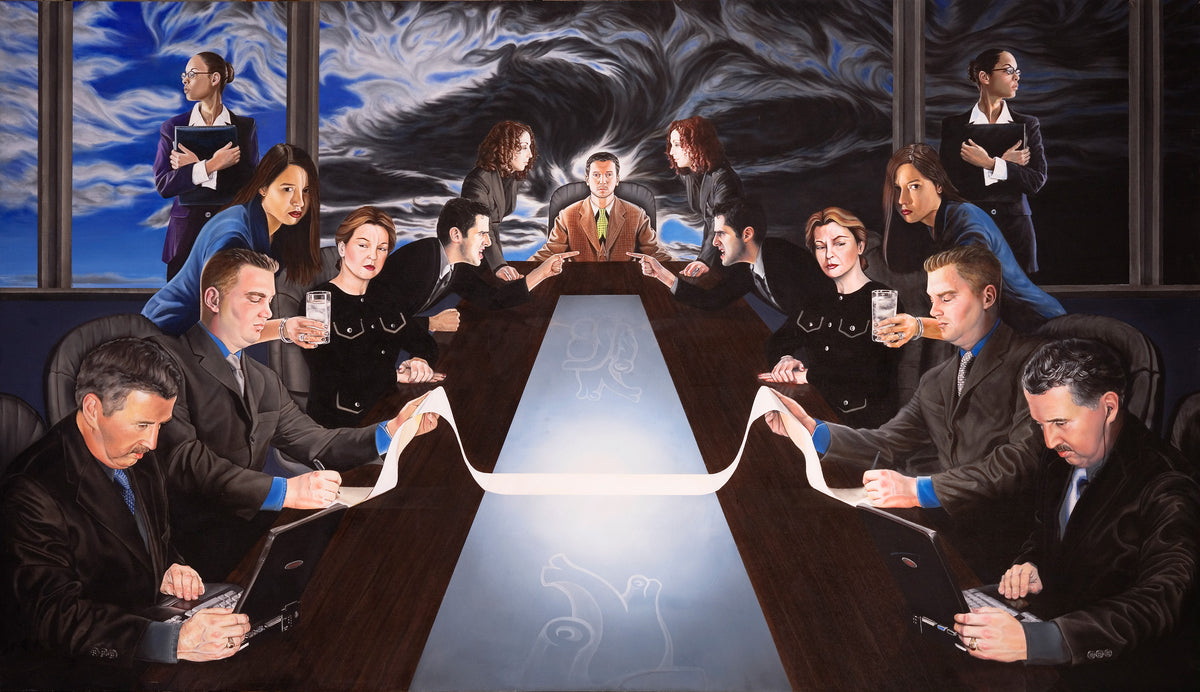 MTAF. ''In-Corpus'' Oil on Canvas, 7'x4'. 2004