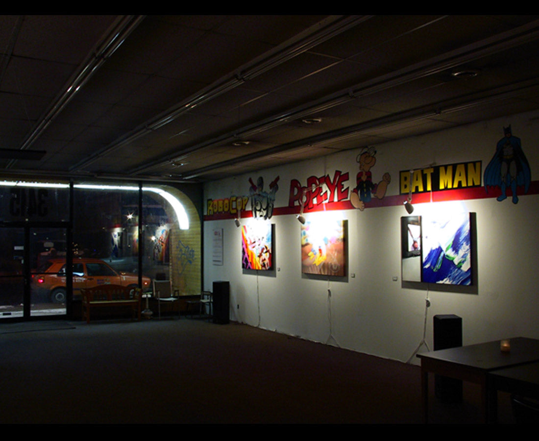 MTAF "Eidolon Exhibition" Oil and Airbrush on Canvas, 2006.