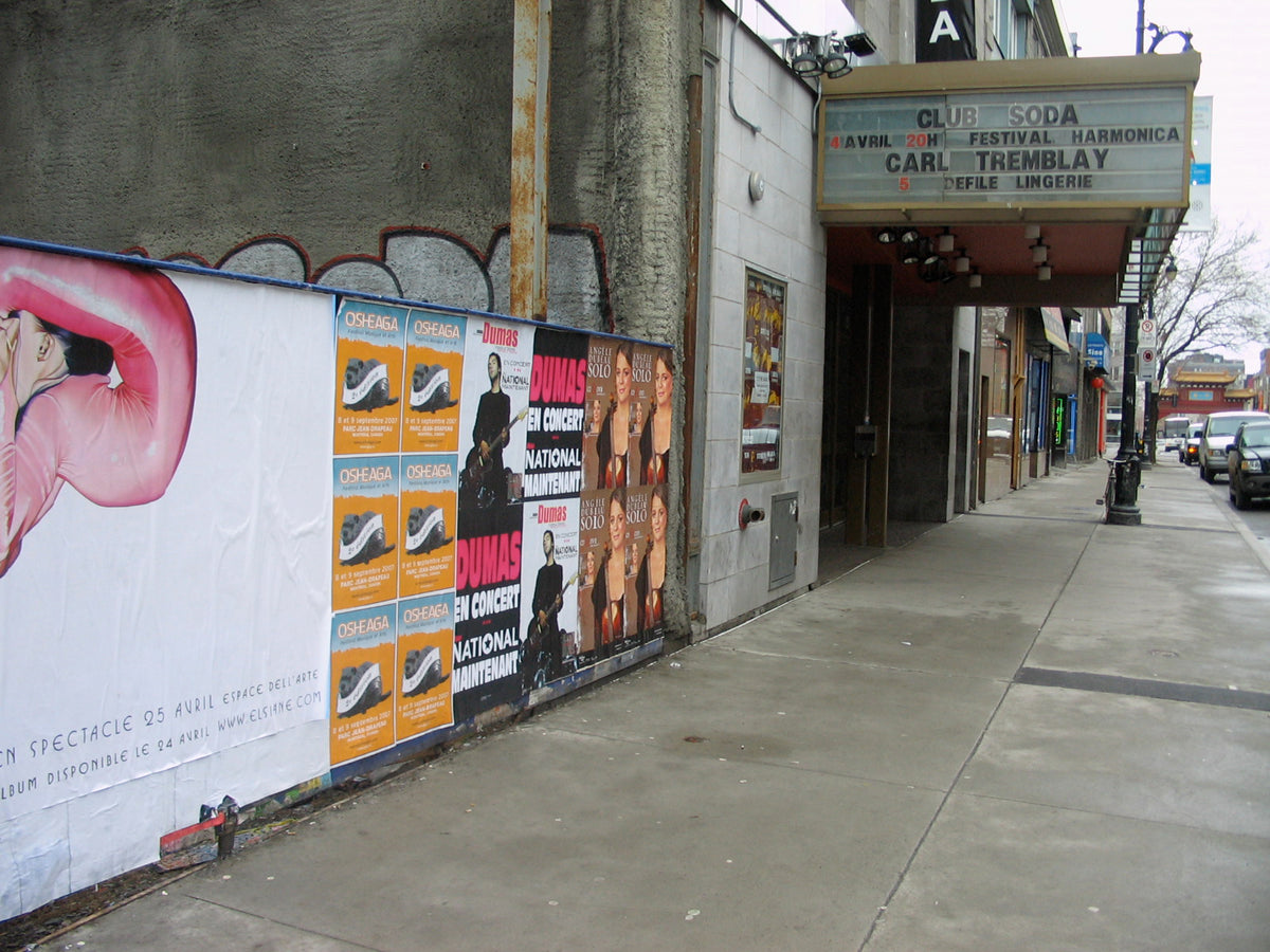KB. "MEND Street Poster" Digital Print on Paper, 6' x 6'. 2007 