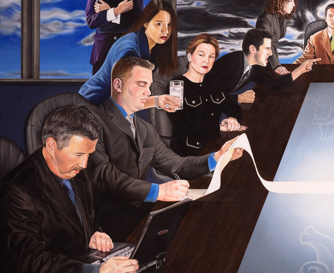 MTAF. ''In-Corpus'' Oil on Canvas, 7'x4'. 2004
