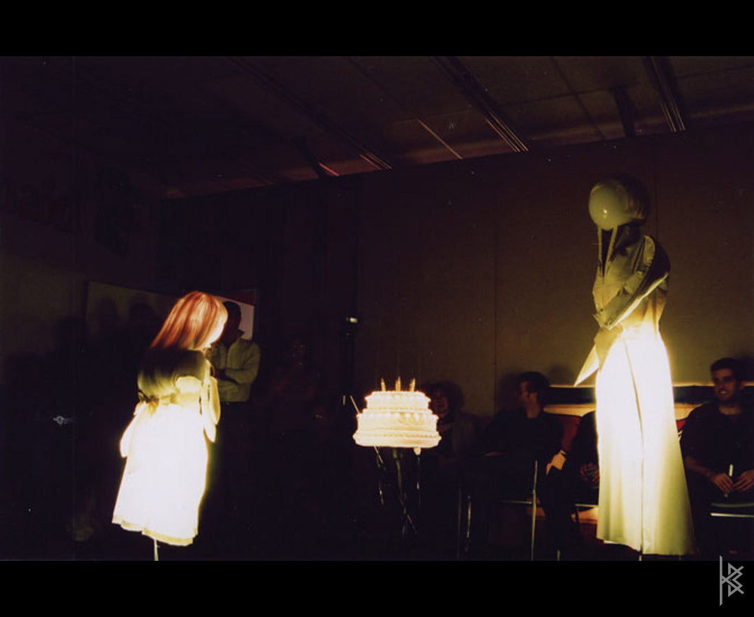 KB "Mom & Dot" Fiberglass, Epoxy Cake (with moving lights) & Glass & Nylon Characters, 2006.