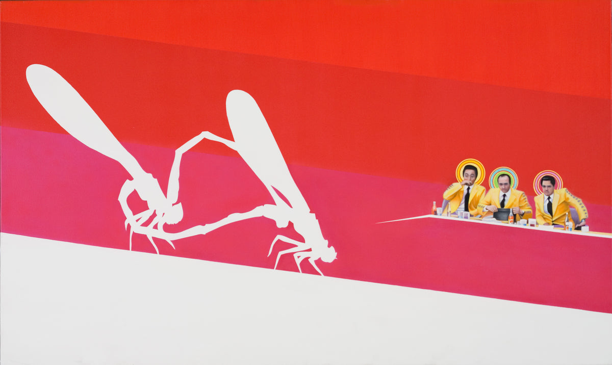 MTAF "The Jugdes One" Oil and Airbrush on Canvas, 5' x 3', 2006.